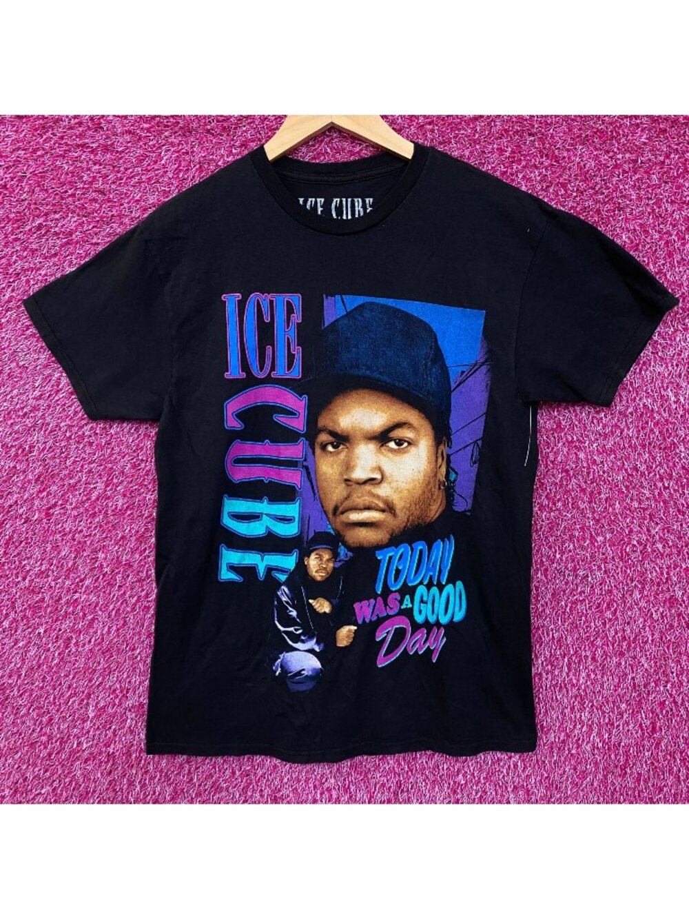Ice Cube Today Was A Good Day Hip Hop Graphic T-Shirt Small
